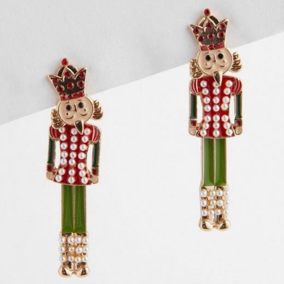๐ Nutcracker Earrings NWT Torrid New! Holiday Christmas Ballet - Picture 1 of 2